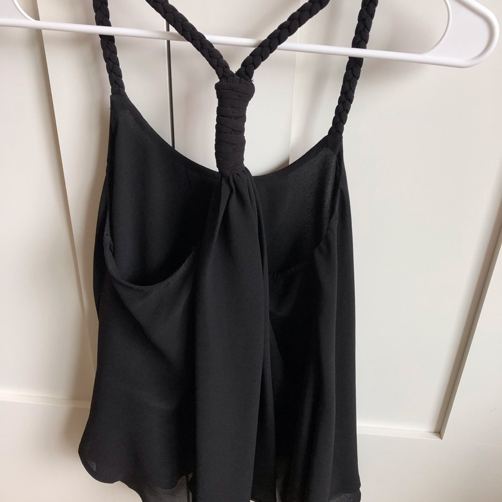 Black sheer tank top - Picture 2 of 3
